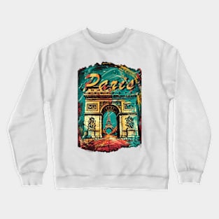 Paris Retro France t-shirt Crewneck Sweatshirt